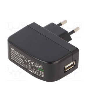 SYS1638-0605-W2E-IUSB Power supply: switching; mains,plug-in; 5VDC; 1.2A; 6W; 79.03% vIU8R4lzIUt06GAe2rDcAyFW2ldoRAZXZCkVl2cfGpw