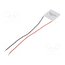 TEC-30-32-127 Module: Peltier; 15.4V; 3.9A; 30x30x3.2mm; 33.4W; 24AWG; Len: 150mm QMP3hoftyLXkpGY9PHrg_BWS8LuHCfCFnZDJEuPshpU