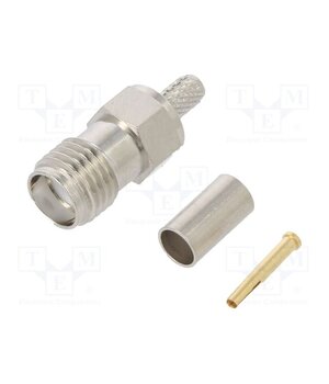 J01151A0059 Connector: SMA; plug; female; straight; 50Ω; soldering,crimped I074Rw4ELEXF7hSTxOnQCE0ktQAoyswG_q-9cdxZC88