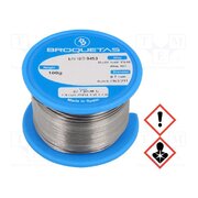BROFIL 60 B2.1 0.7MM 100G Tin; lead-based; Sn60Pb40; 0.7mm; 0.1kg; reel; 183÷190°C; Flux: SW26 A_wPIEnYdVuRK_7m4do394r1t6XpdNabEjpRWqF7G_o