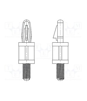 8G515V41155 PCB distance; polyamide 66; L: 25.4mm; screwed rod,snap fastener rQNGt_knTDd77VBoUjgNq6aw3qm11gMNoDGtKqbFis0