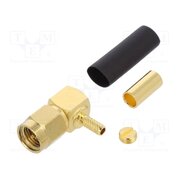 132182 Connector: SMA; plug; male; angled 90°; 50Ω; soldering,crimped N-y8fCVgGSQ9EeyHbKqouFFBL2L3QbLVTaZSK6p7jLM