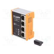 PNF04T Switch Ethernet; managed; Number of ports: 4; 18÷30VDC; RJ45; IP20 jGayKvPS4p5P-kbLeJzeUvqFd7w-DyHHS0ZhC7QBP_k