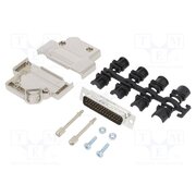 L17D45PK-M-25+L717HDB44P Connector: D-Sub HD; PIN: 44; male; angled 45°; soldering; UNC 4-40 e9_YWIolocAy_T20B91F8rjtjT5AdfrXAlIA496hNHo