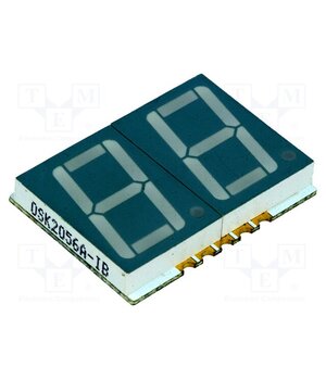 OSK2056A-IB Display: LED; 7-segment; 14.22mm; 0.56"; No.char: 2; blue; 8÷25mcd i2GO3RLPKTc5lsMjArcYre2BklGs27u8Bzq27l-kjQc