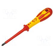 T49143-2 Screwdriver; insulated; Pozidriv®; PZ2; Blade length: 105mm; 1kVAC ILTuEfjRAO55KpPCTYuRYL34MUZaQqnI4R1iHKMdK7c