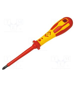 T49143-2 Screwdriver; insulated; Pozidriv®; PZ2; Blade length: 105mm; 1kVAC ILTuEfjRAO55KpPCTYuRYL34MUZaQqnI4R1iHKMdK7c