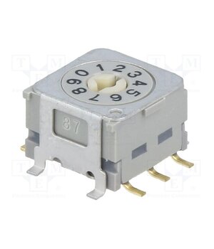 ND3FR10B Encoding switch; DEC/BCD; Pos: 10; horizontal; Rcont max: 30mΩ jzszGaa3JueX75VrcXYIoJFyZ9J9bKGQfUlQhdSyJpI