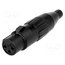 AC3FCP Connector: XLR; plug; female; AC; 15A; 133V; PIN: 3; IP40; straight Sdsqr_2NAROgQXRiK6LWoJL0UYQBKBL9AFsShW3sfSM