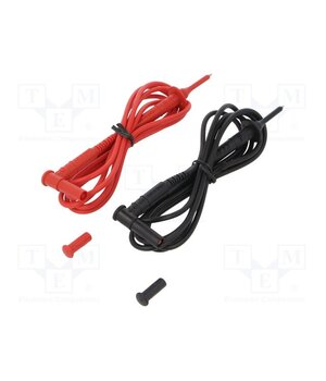 P01295456Z Test leads; Inom: 15A; Len: 1.5m; red and black; Insulation: PVC D1hvuE4t8CiN5k4GjVBiZzxC0V5tnuRp7BBwgmdVN8U