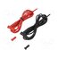 P01295456Z Test leads; Inom: 15A; Len: 1.5m; red and black; Insulation: PVC D1hvuE4t8CiN5k4GjVBiZzxC0V5tnuRp7BBwgmdVN8U