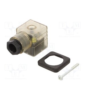 CEP/2 L 220 Plug for coil; PIN: 3; natural (transparent); 230V; A: 27mm; B: 28mm ZHEGXg9NJuAuOOXv-x53-KBGKbdPolLcIx437FlIgWo