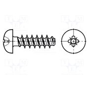 3205363 Screw; for plastic; 2.2x6; Head: button; Pozidriv; PZ1; steel; zinc X_TzsfnTViXLvLSxGoAEmTS2p65Qfp0A72_XKG9tMyY