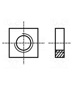 1092464 Nut; square; M2,5; 0.45; steel; Plating: zinc; BN 145; DIN 562 e_S_Vv3APJIRYpLHxrUwIC3um_QeO1CuCSaMZRlXl1E