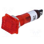 NSL-R Indicator: with neon lamp; prominent; red; 230VAC; Cutout: Ø10mm 3humckX6YvOSr_ZF9uoz-WPsmIkIaLGOs7k3BW13D1I