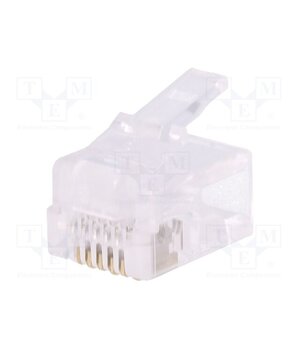 MP0019 Connector: RJ12; plug; PIN: 6; unshielded; gold-plated; 6p6c; male zFzfwQnVNskBBXp4-z8fMkBRaQrjzmgiVDBJE3os4ng