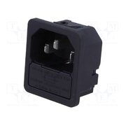 6200.4115 Connector: AC supply; socket; male; 10A; 250VAC; C14 (E); 6200; IP40 E2S85SfsC7X8BzK1qEdhZuzQQBhEOIMk5jPUrQc4AAg