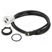 MICRO USB-02 Adapter cable; for panel mounting,rear side nut; USB 2.0 PnAJjhGsxjZ0axN5AnBZ9QP2TR57n37-Oe1ZyzHFumU