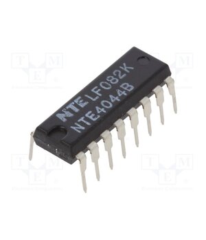 NTE4044B IC: digital; RS latch; Ch: 4; IN: 2; CMOS; 3÷18VDC; THT; DIP16; 120uA Kc13pg_my2LLhSExCH8tdwDyIaIr41tQAf6hsSW8pcc