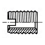 1472275 Threaded insert; A1 stainless steel; M5; BN 2708; L: 10mm V11_YxBbtuLHp97X_ZlWmu8adcBVNQK5Fzasugc3R5E