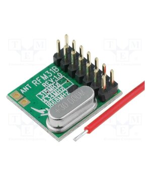RFM31B-868D Module: RF; FM receiver; FSK; 868MHz; SPI; -121dBm; 1.8÷3.6VDC; THT 1DBioYt-8tSlbphLCiFscF5fCYpHODNVFveq7n8Y-Nc