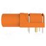 SWEB 8094 AU / OR Connector: 4mm banana; socket; 24A; 1kV; orange; gold-plated; PCB yLmhzleSqAJ58Y4n0VaPVm-hVvZW7EczPCEWMfLW1NY
