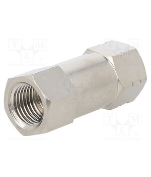 6062 1/4 Check valve; Working press: 2÷8bar; nickel plated brass JInq7pgoIxCDStfAis2vB2rA5JqbhDM6oXR8Pw0DazI