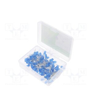 OKLEDT5100B5 Diode: LED-kit; THT; 5mm; 100pcs; blue; 2.7÷3.4VDC; plastic box hlezRbhQ1FM8LDB40_0X_Z5X-m2cJcs-ZDiL-7dhtfY