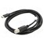 CA-USBA-13CC-0018-BK Cable; USB 2.0; USB B plug,USB C plug; gold-plated; 1.8m; black 3o7z4dYHukk5Cs2OKrxDoMoSGm06qD8dXovxDJcWNzo