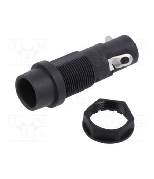 0031.1801 Fuse holder; 10A; on panel; black; FEU; 250VAC; UL94V-0; -40÷85°C a6WgzsVyWkQegCBETUmjk9oIipOes9WaWro5EiTJ05U