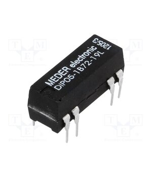 DIP05-1B72-19L Relay: reed switch; SPST-NC; Ucoil: 5VDC; 1A; max.200VDC; 50mW; PCB 6JpXXV6_4QxaSIg82sKYIA3mh-KDVkMrlPmdbzMJ42Q