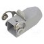 CKAX 03 VGS Enclosure for connectors: HDC; size 21.21; for cable; with latch vFW5fFe4qKPaHwWDlfd6JNYrv44JZ73BBmxCTRe_uaA