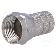H3005A ZINC L=18MM Connector: F; plug; male; twist-on; for cable; straight; RG58; 5mm pBpCi6pVqg-wlLldSYy04brO5ERVaaoxv-wfmgz4Rrc