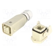 10200030002 Connector: HDC; male + female; 10A; 400V; Han Kit; PIN: 4; 3+PE; M20 u3t66oyf24_YTrwqDOeFaHt5XHirNONAJ_2g1kqvqkE