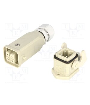 10200030002 Connector: HDC; male + female; 10A; 400V; Han Kit; PIN: 4; 3+PE; M20 u3t66oyf24_YTrwqDOeFaHt5XHirNONAJ_2g1kqvqkE