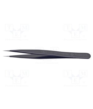 5-072-UF-13 Tweezers; Blade tip shape: sharp; Tweezers len: 110mm; ESD 2vp9BVT2-QTrpP2IeCB1b5AUTje0XKm7ggBRVd2vZhE