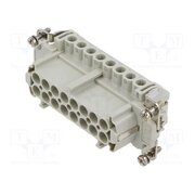 CNEF 16 TX Connector: HDC; contact insert; female; CNE; PIN: 16; 16A; 600V dnAMwx28mxuzlNmV70JHAgs4UDIaTUykhHdR8Ih1aTM