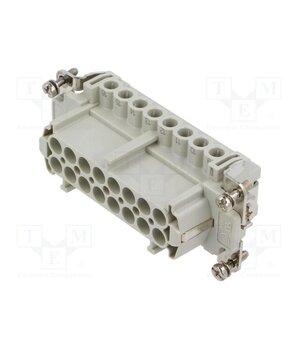 CNEF 16 TX Connector: HDC; contact insert; female; CNE; PIN: 16; 16A; 600V dnAMwx28mxuzlNmV70JHAgs4UDIaTUykhHdR8Ih1aTM
