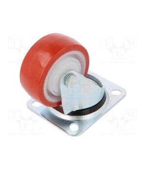 KPE-POPUB 80K1 Transport wheel; Ø: 80mm; W: 32mm; H: 105mm; torsional; 150kg; steel u6eN9T4g3n0uyOefQDIn8a3KZOquduDA7MA21KJVkBQ