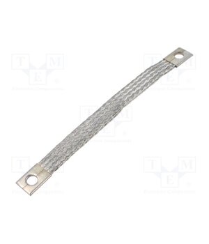 61120 Braids; earthing tape; 16mm2; Ø1: 9mm; Ø2: 9mm; 120A; L: 0.18m 1N4zzf7lzhZU1z8qh-OHj1aAbRKDntReKCASWpEmWks