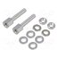 215072-2 Set of screws for D-Sub; Thread len: 14.2mm; Thread: UNC 4-40 Dk1gWWTfswbdKdi-5Bk-ObUH_tm7M4G7mGzBa4g9vyg
