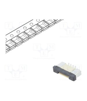 DS1020-08-8VBT11-R Connector: FFC/FPC; tinned; SMT; 500mA; 50V; PIN: 8; Contacts: copper uITO3QCPDvI7BQmmOgWBR85eBz_BaPokpe_HQOUkLVc