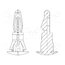 8G820V41458 Assembly stud; polyamide 66; L: 7.9mm; latch/latch; black; UL94V-2 GxXd7EutgZX0WLaSFWBX2Sb9GuojfTxjKvo8mDp-4PQ