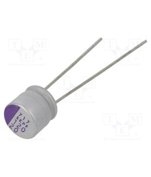 20SEPF120M Capacitor: polymer; 120uF; 20VDC; THT; ±20%; Ø6.3x6mm; OS-CON SEPF G216ciK87-VrGP6YutEfsOZBDNx875N00xd7UOog1FI