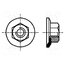 1248472 Nut; with flange; hexagonal; M10; steel; Plating: zinc; 17mm; BN 712 mgoJHixRbgWl5zdHOecQIvFk6S_2JjFg1NRNuyMlMUc