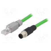VDOGH040MSS0002X04GXS Adapter; M12 male,RJ45 plug; D code-Ethernet; PIN: 4; straight; 2m gPIYvOuR5Z0SZCgOKwXdGAkf-F08c5RJ-gAtgJ6H9Ko