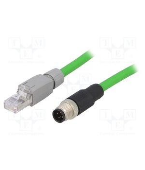 VDOGH040MSS0002X04GXS Adapter; M12 male,RJ45 plug; D code-Ethernet; PIN: 4; straight; 2m gPIYvOuR5Z0SZCgOKwXdGAkf-F08c5RJ-gAtgJ6H9Ko