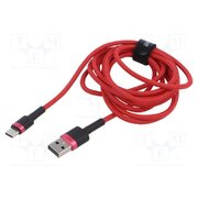 CATKLF-C09 Cable; High Speed,USB 2.0; USB A plug,USB C plug; 2m; red; 2A TGf5zzhSJy9iWE9pHqRWE60OcDbU1us8ctS6IyhHBs0