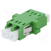 A001-LCA-DX-1118 Connector: fiber optic; socket,coupler; LCA; female; ways: 2; green ujm3PsYU5NgPNk66UdBoTzuj9EPcqB9-29O46hn79FQ