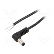 A25-TT-C050-050BK Cable; 1x0.5mm2; wires,DC 5,5/2,5 plug; angled; black; 0.5m lWLI3xB88tKyxE_c-WufvJnHn84nXLrFDKTPXeRCATk